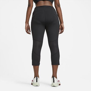 Plus Size Nike Fast Midrise Crop Leggings