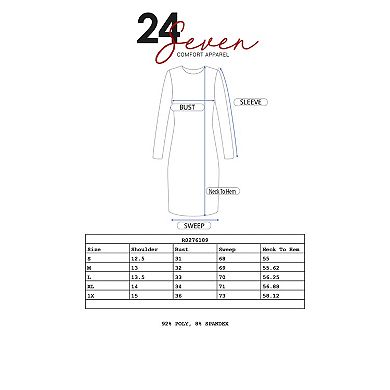 Women's 24seven Comfort Apparel Sleeveless V-Neck Tank Top Maxi Dress