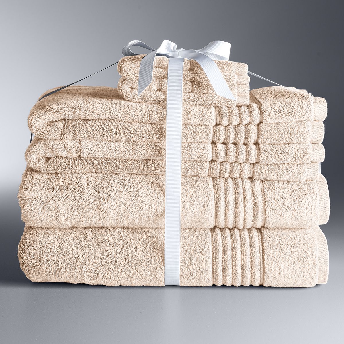 Simply Vera Vera Wang Signature 6-piece Bath Towel Set - Linen