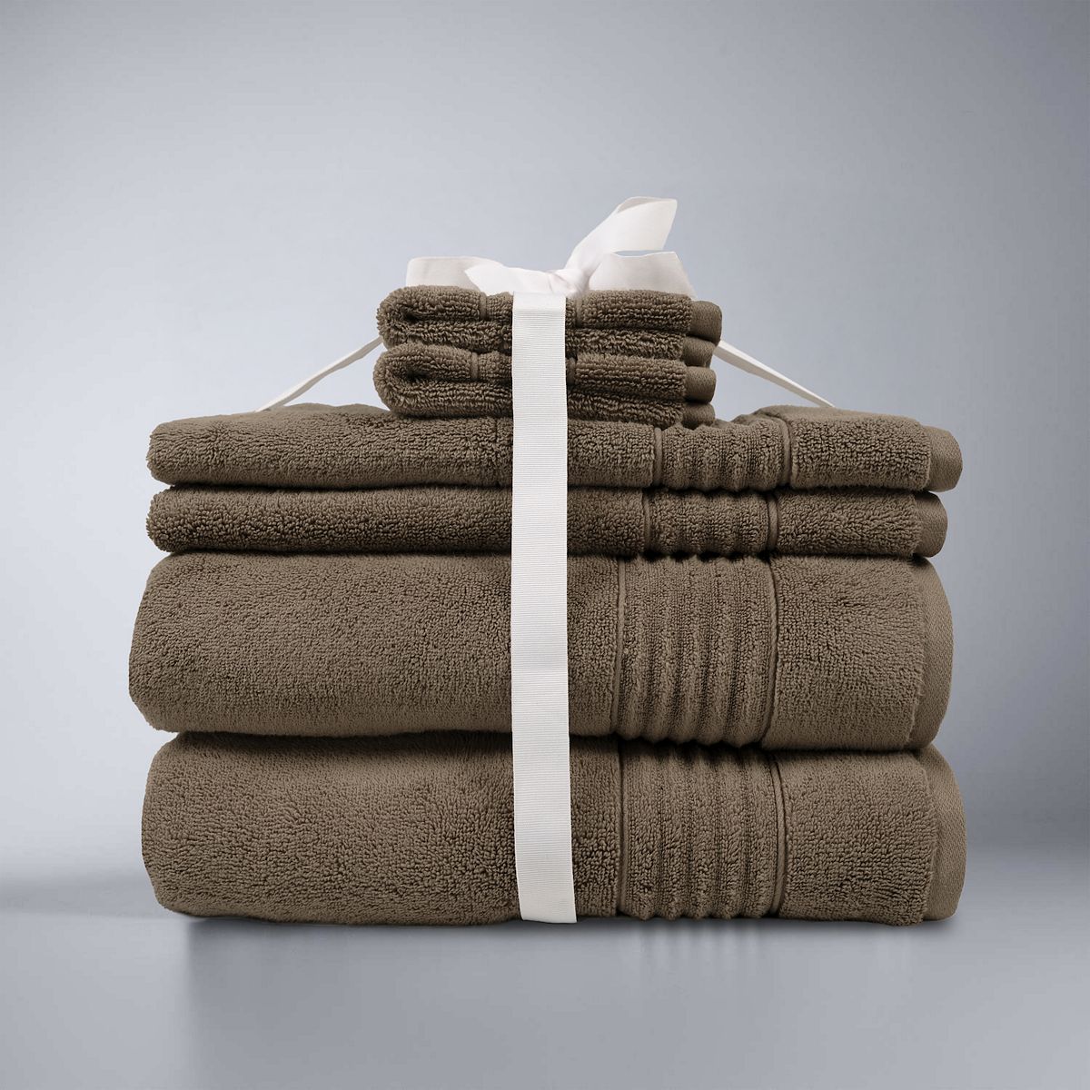 Simply Vera Vera Wang Signature 6-piece Bath Towel Set - Mocha