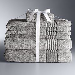 Simply Vera Vera Wang Turkish Cotton Bath Towel, Bath Sheet, Hand Towel or  Washcloth, Grey - Yahoo Shopping