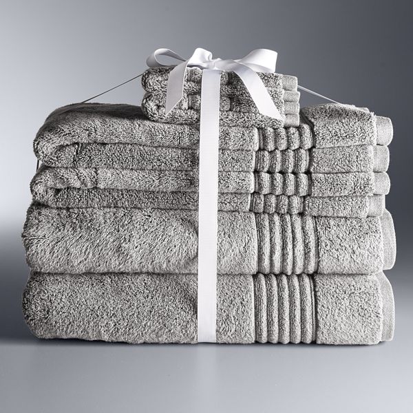 Simply Vera Vera Wang Signature Bath Towel, Bath Sheet, Hand Towel or  Washcloth