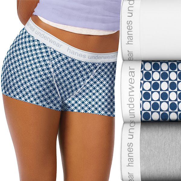 Women's Hanes Ultimate® Classic 3pack Boyfriend Boxer Brief Panty Set