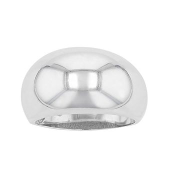 Traditions Jewelry Company Sterling Silver Faceted Dome Ring