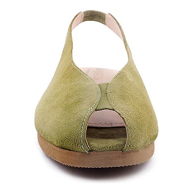 Rag & Co Gretchen Women's Green Slingback Flats