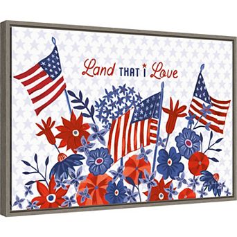 Amanti Art America the Beautiful I Framed Wall Art