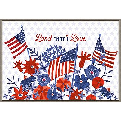 Amanti Art America the Beautiful I Framed Wall Art