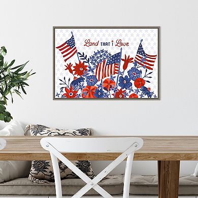 Amanti Art America the Beautiful I Framed Wall Art