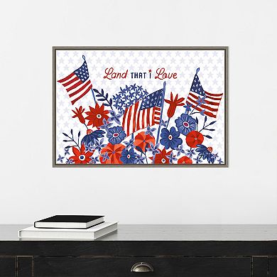 Amanti Art America the Beautiful I Framed Wall Art