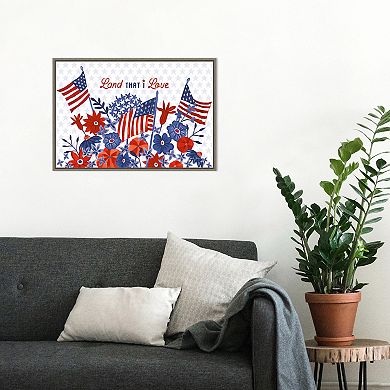 Amanti Art America the Beautiful I Framed Wall Art