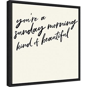 Amanti Art Beauty I Framed Wall Art