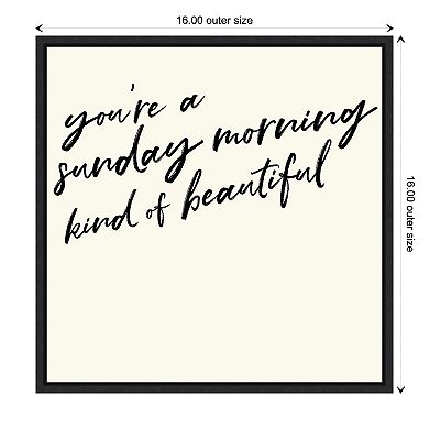 Amanti Art Beauty I Framed Wall Art