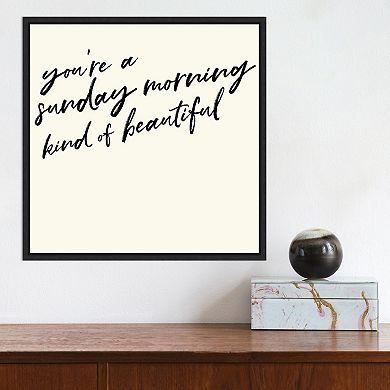 Amanti Art Beauty I Framed Wall Art