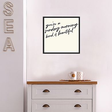 Amanti Art Beauty I Framed Wall Art