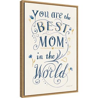 Amanti Art Best Mom May Flowers Framed Wall Art