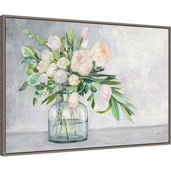 Amanti Art Blushing Spring Bouquet Framed Wall Art