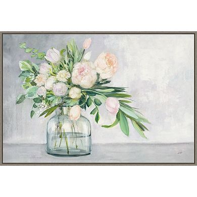 Amanti Art Blushing Spring Bouquet Framed Wall Art