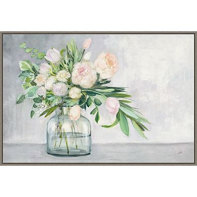 Amanti Art Blushing Spring Bouquet Framed Wall Art
