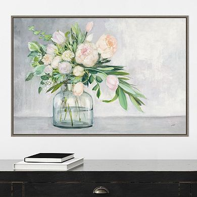 Amanti Art Blushing Spring Bouquet Framed Wall Art