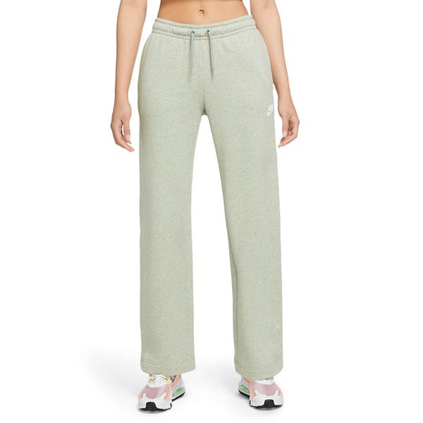 Women's Nike Sportswear Loose Fit Fleece Pants Jade Smoke Heather