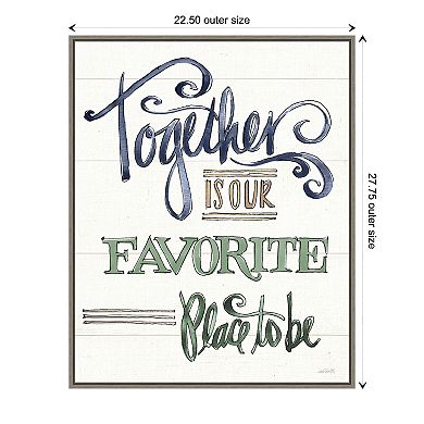 Amanti Art Country Love VI Together Framed Wall Art