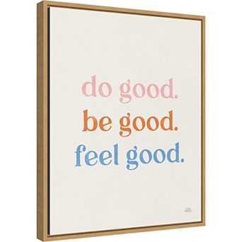 Amanti Art Do Good Framed Wall Art