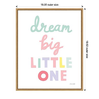 Amanti Art Dream Big Little One Framed Wall Art