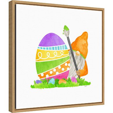 Amanti Art Easter Gnomes V Framed Wall Art