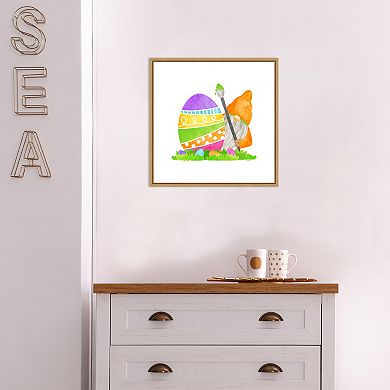 Amanti Art Easter Gnomes V Framed Wall Art