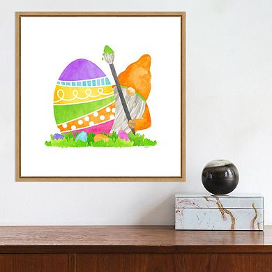 Amanti Art Easter Gnomes V Framed Wall Art