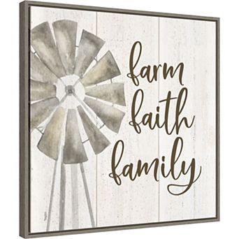 Amanti Art Farm Life III Faith Framed Wall Art