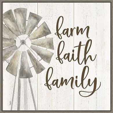 Amanti Art Farm Life III Faith Framed Wall Art