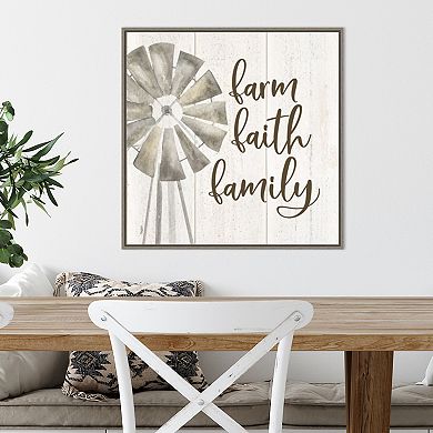 Amanti Art Farm Life III Faith Framed Wall Art