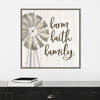Amanti Art Farm Life III Faith Framed Wall Art