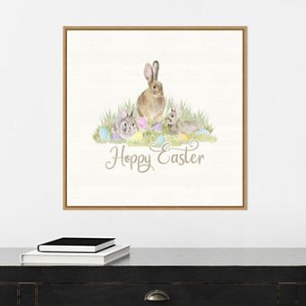 Amanti Art Farmhouse Easter VI Bunny Framed Wall Art