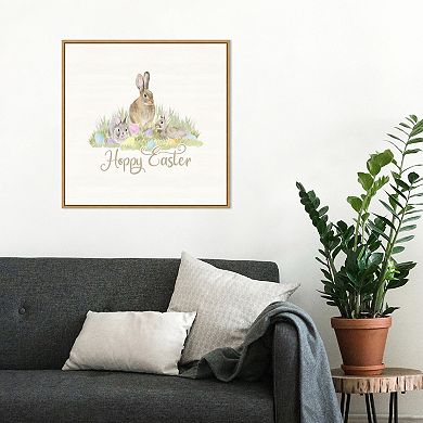 Amanti Art Farmhouse Easter VI Bunny Framed Wall Art