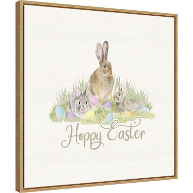 Amanti Art Farmhouse Easter VI Bunny Framed Wall Art
