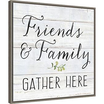 Amanti Art Farmhouse Sign III Family Framed Wall Art