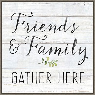 Amanti Art Farmhouse Sign III Family Framed Wall Art
