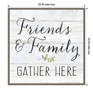 Amanti Art Farmhouse Sign III Family Framed Wall Art