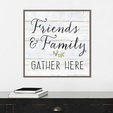 Amanti Art Farmhouse Sign III Family Framed Wall Art