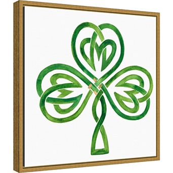 Amanti Art Shamrock III Framed Wall Art