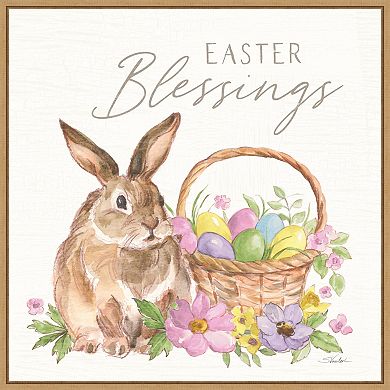 Amanti Art Happy Easter VI Bright Framed Wall Art