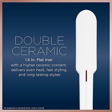 Conair Double Ceramic 1½-inch Flat Iron