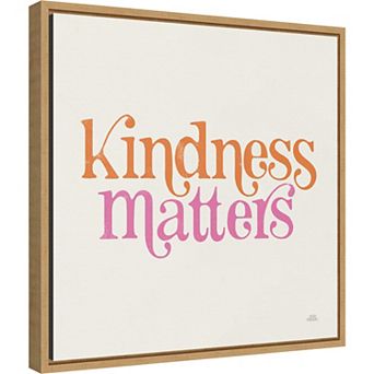Amanti Art Kindness Matters Framed Wall Art