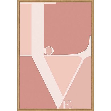 Amanti Art Love Framed Wall Art