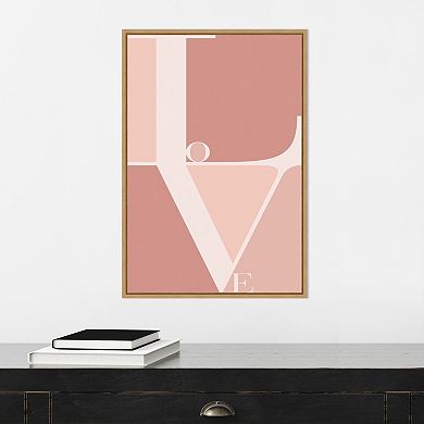 Amanti Art Love Framed Wall Art