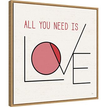 Amanti Art Love Letters I Framed Wall Art