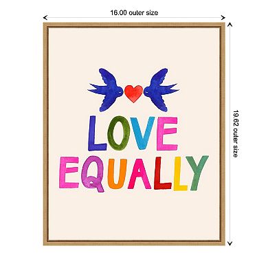 Amanti Art Love Loudly II Framed Wall Art