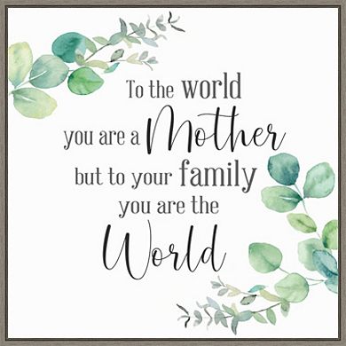 Amanti Art Mother's Day Eucalyptus II Framed Wall Art